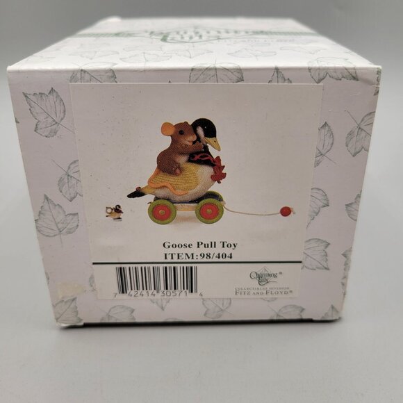 Charming Tails Goose Pull Toy Figurine Canadian Exclusive Gold Signature Series - Picture 8 of 8